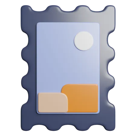 Stamp  3D Icon