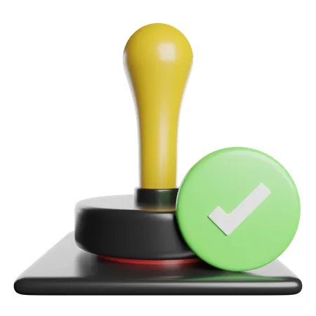 Stamp  3D Icon