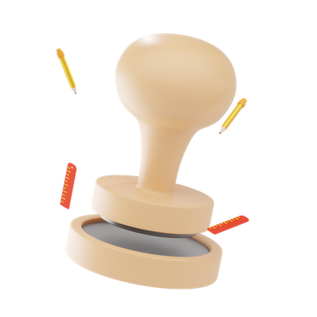 Stamp  3D Icon