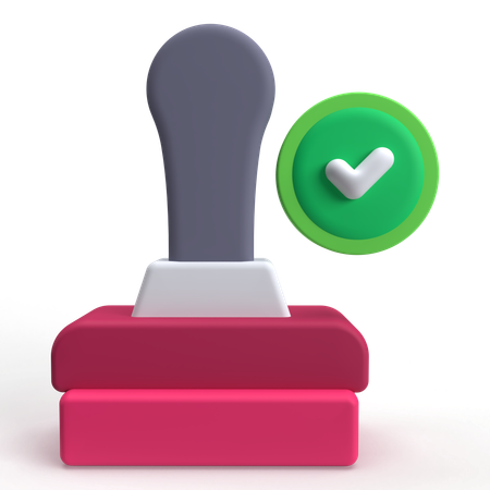 Stamp  3D Icon