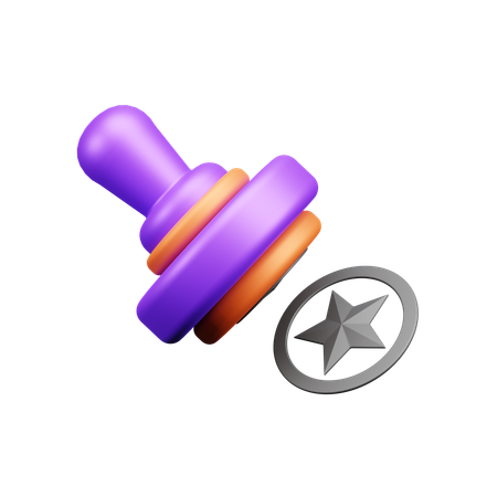 Stamp  3D Icon