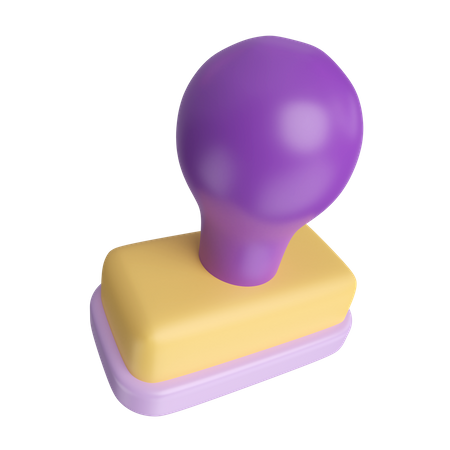 Stamp  3D Icon