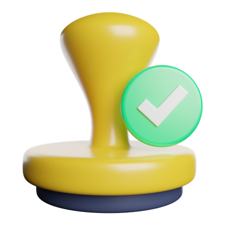 Stamp  3D Icon