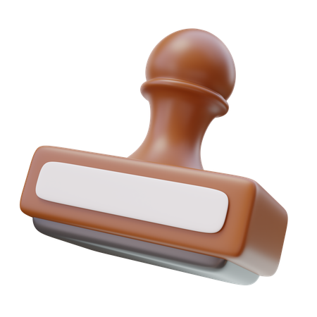 Stamp  3D Icon