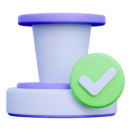 Stamp 3D Icon