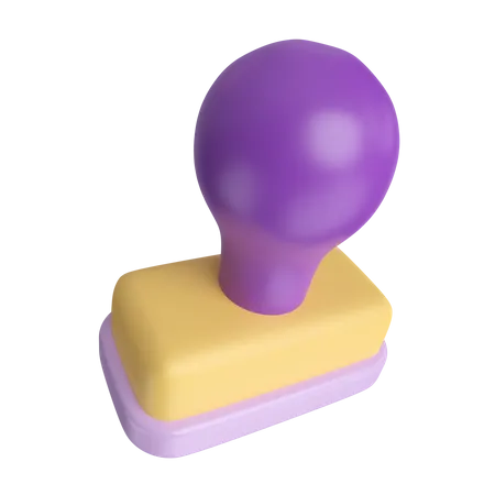 Stamp  3D Icon