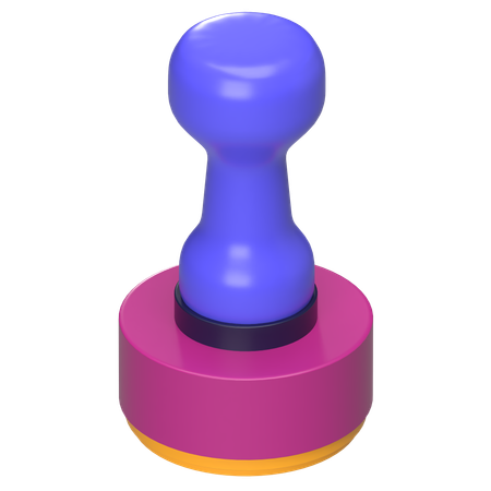 스탬프 도구  3D Icon