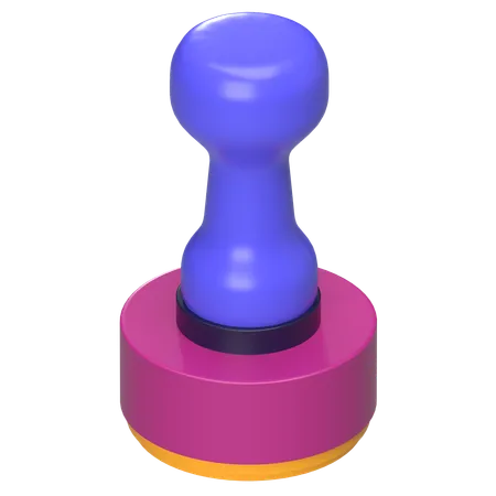 스탬프 도구  3D Icon