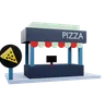 stand à pizza