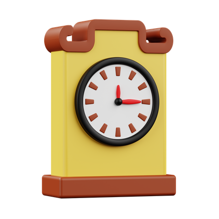 Stand Clock  3D Icon
