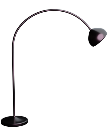 Stand Lamp  3D Illustration