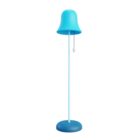3 D Stand Lamp With Isolated Background 3D Icon