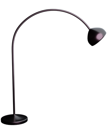 Stand Lamp  3D Illustration