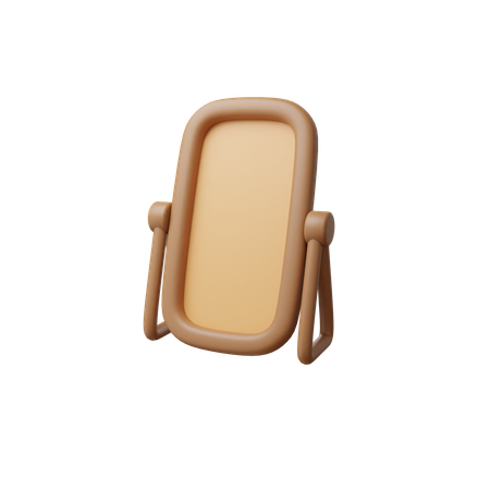 Standing Mirror  3D Icon
