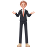 3d standing with open arms emoji