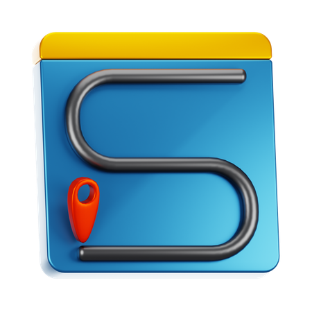 Standort  3D Icon