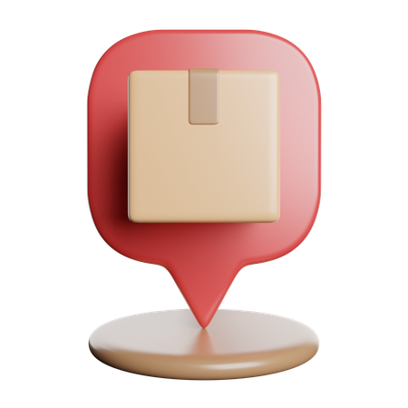 Standort  3D Icon