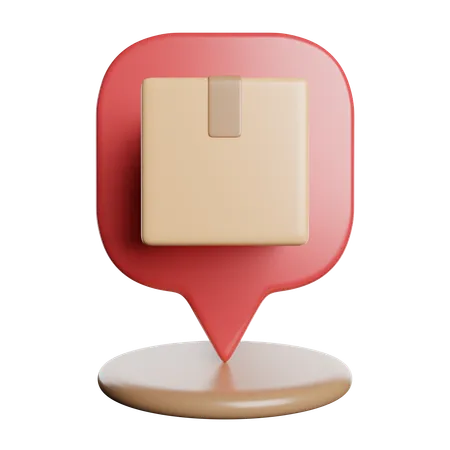 Standort  3D Icon