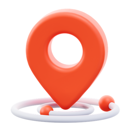 Standort  3D Icon