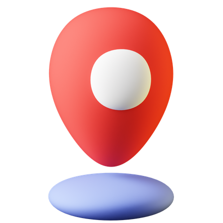 Standort  3D Icon