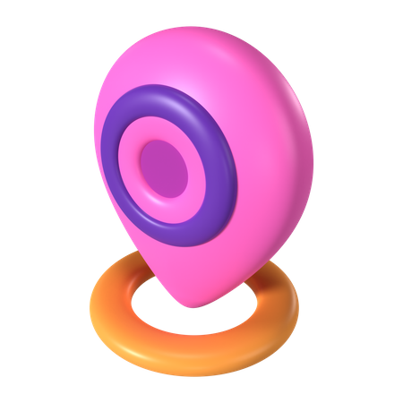 Standort  3D Icon