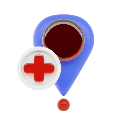 Ort hinzufügen  3D Icon