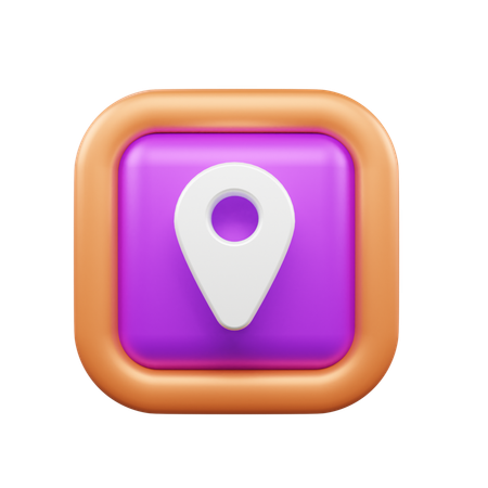 Standort-Pin  3D Icon