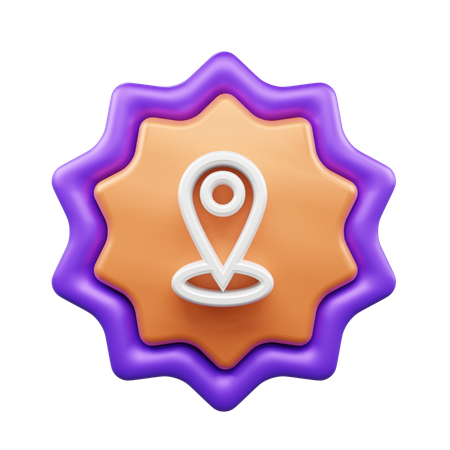 Standort-Pin  3D Icon