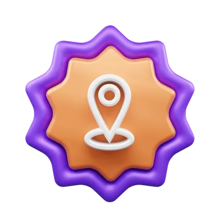 Standort-Pin  3D Icon