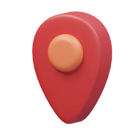 Standort-Pin  3D Icon