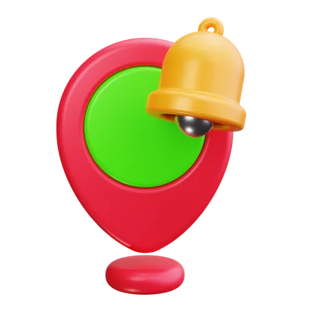 Standort-Pin  3D Icon