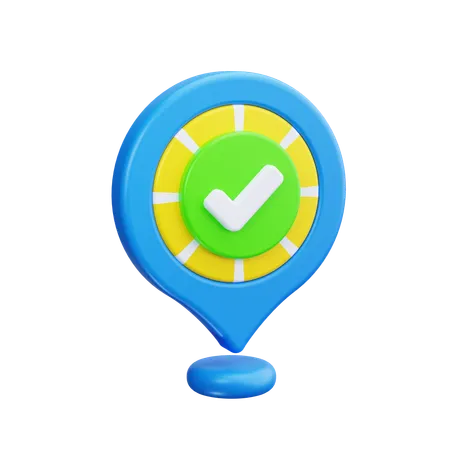 Standort-Pin  3D Icon