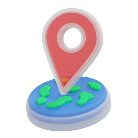 Standort-Pin  3D Icon