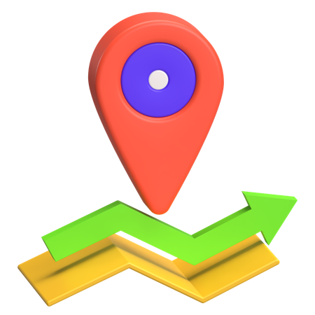 Standort-Pin  3D Icon