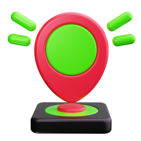 Standort-Pin  3D Icon