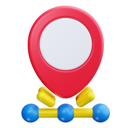 Standort-Pin  3D Icon