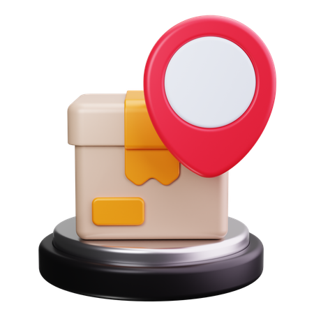 Standort-Pin  3D Icon