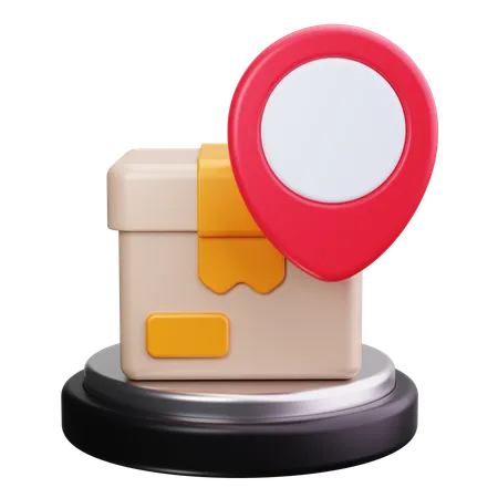 Standort-Pin  3D Icon