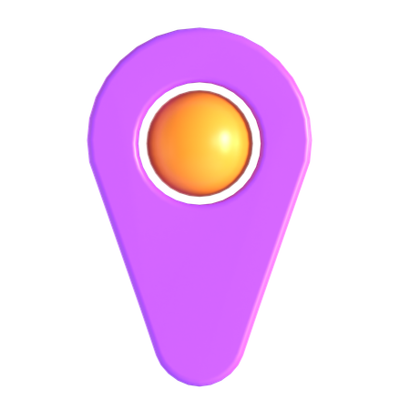 Standort-Pin  3D Icon