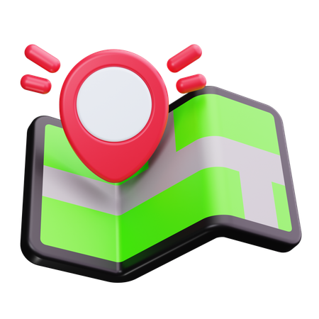 Standort-Pin  3D Icon