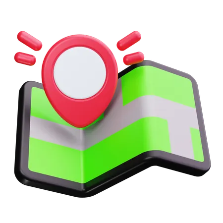 Standort-Pin  3D Icon