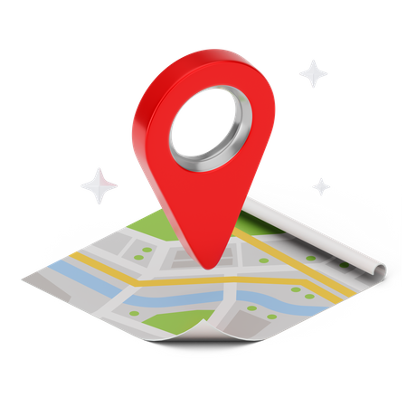 Standort-Pin  3D Icon