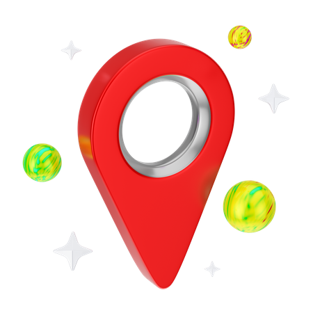 Standort-Pin  3D Icon