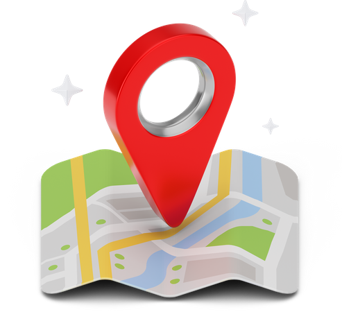 Standort-Pin  3D Icon