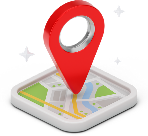 Standort-Pin  3D Icon