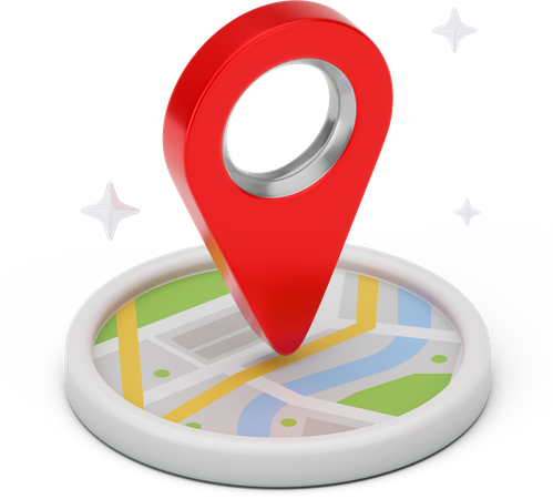 Standort-Pin  3D Icon