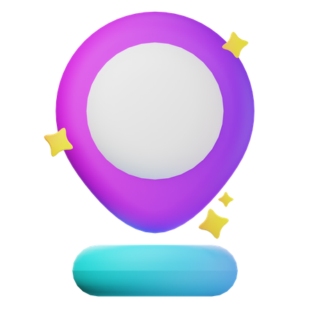 Standort-Pin  3D Icon