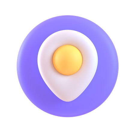 Standort-Pin  3D Icon