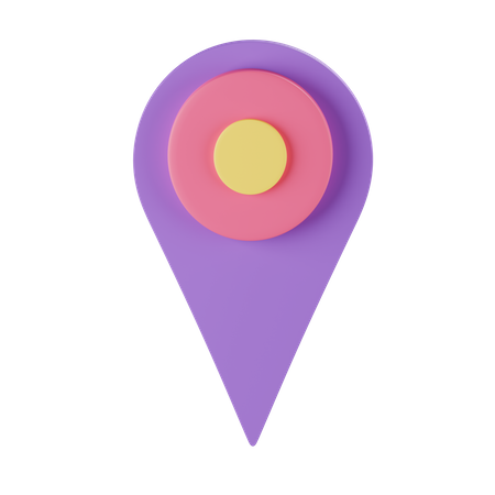 Standort-Pin  3D Icon