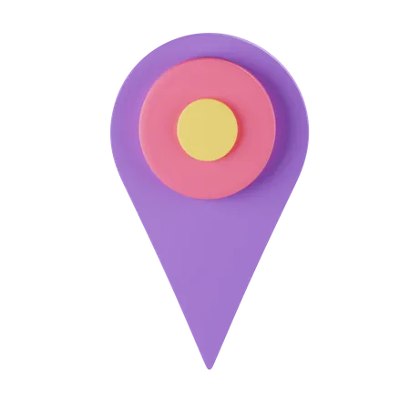 Standort-Pin  3D Icon